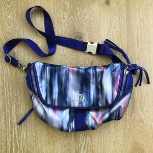 Lululemon multi color cross body bag